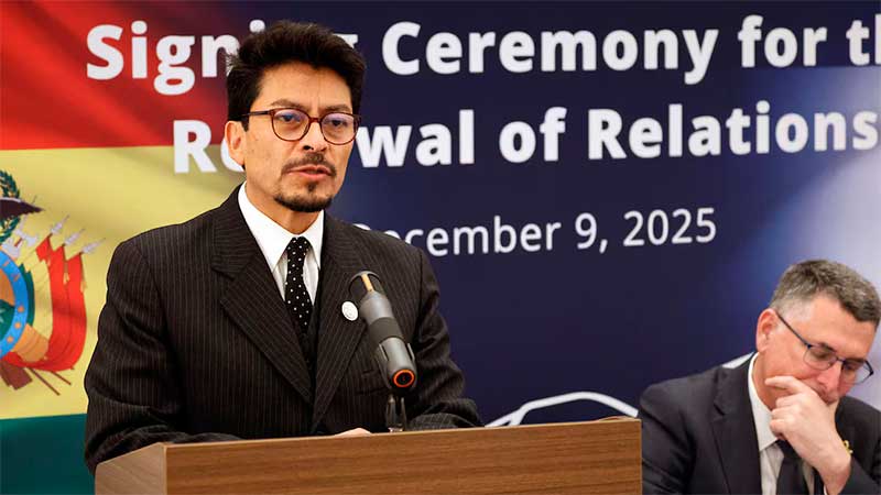Canciller de Bolivia aseguró que la crisis venezolana solo se resuelve con una transición democrática