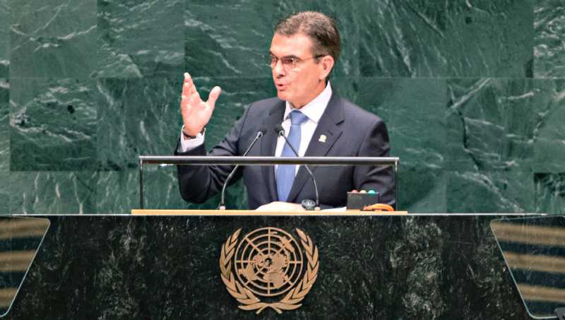 Paz pide a NNUU combatir el crimen organizado internacional