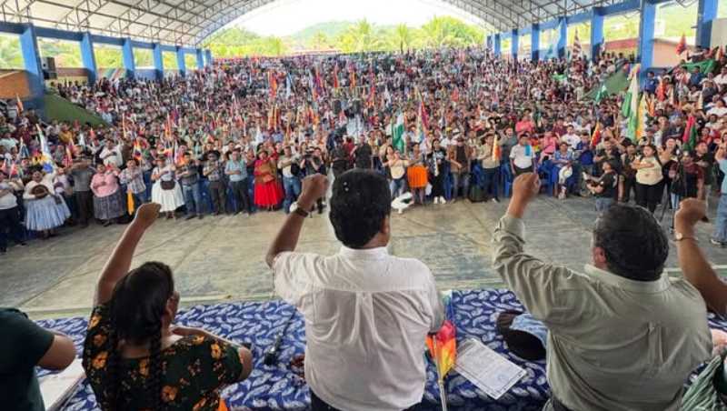 Desde Lauca Ñ Morales declara sublevación contra el gobierno de Paz