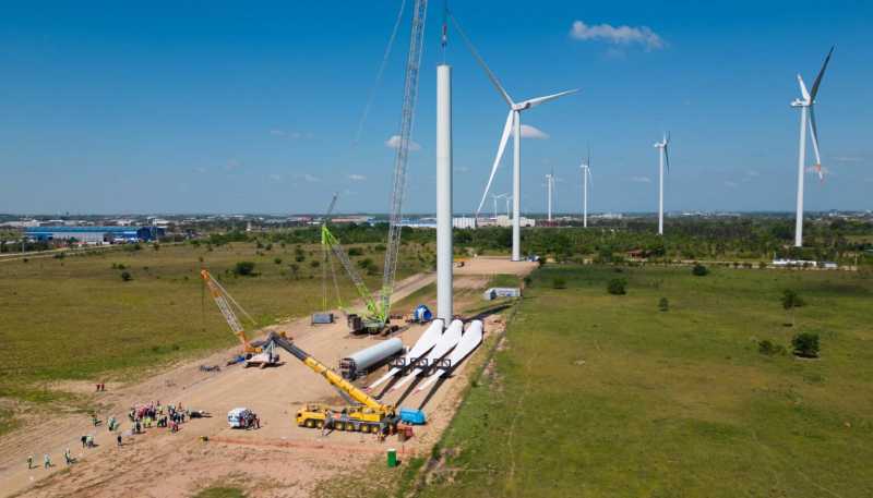Parque eólico Warnes II entra en etapa final para ahorrar quema de gas